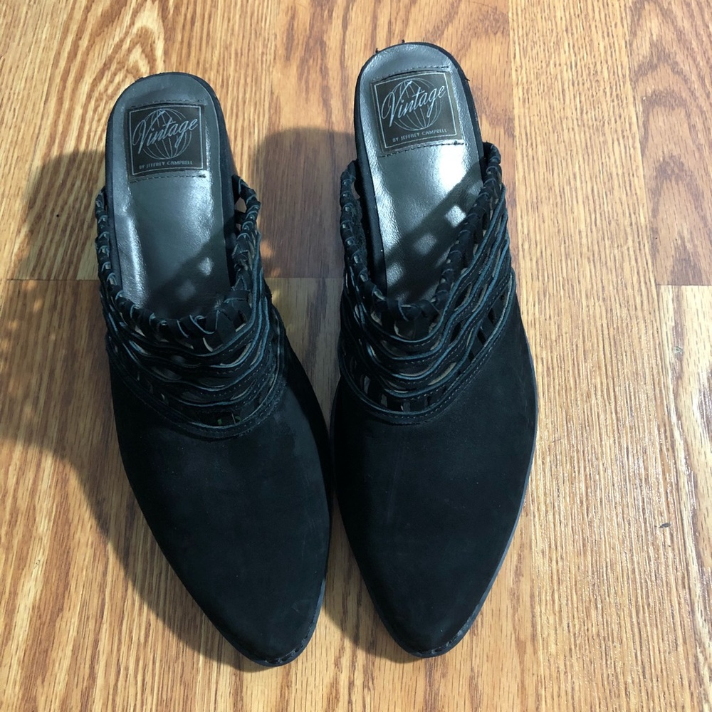 Vintage Jeffrey Campbell slip-ons